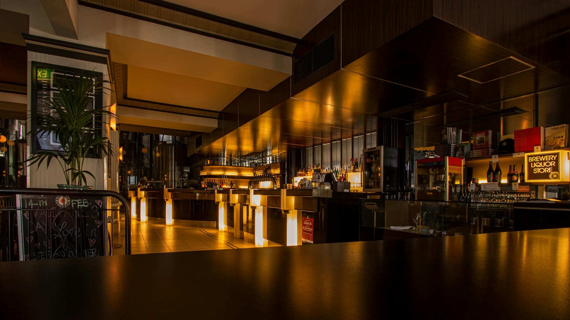 Interior of Rum Away Bar